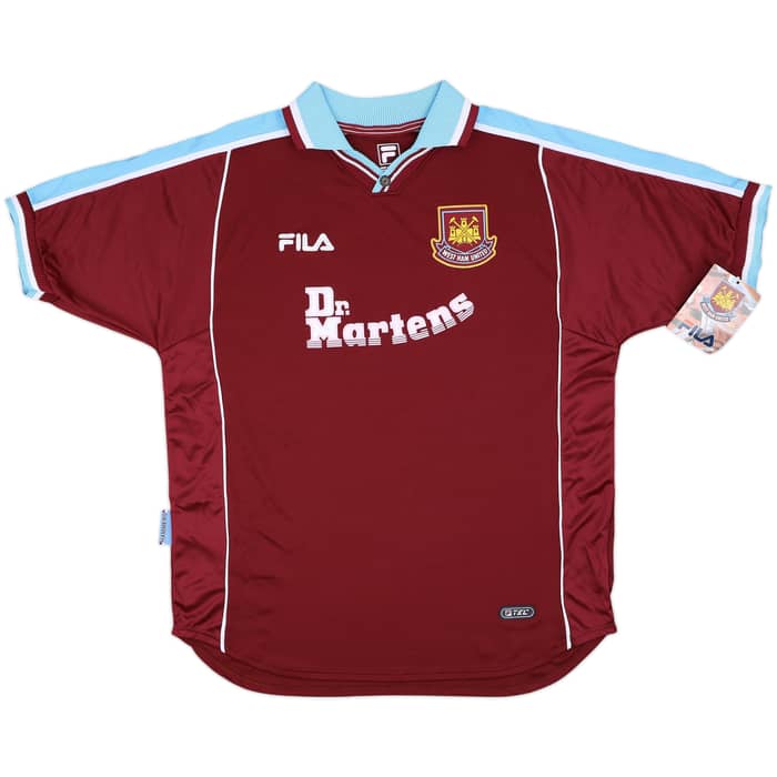 1999-01 West Ham Home Shirt Suker #9 (XL)