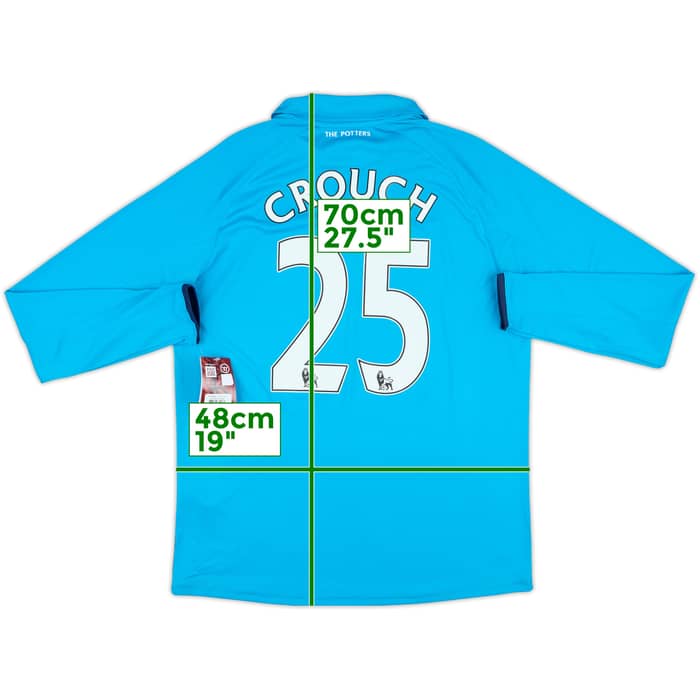 2014-15 Stoke City Away L/S Shirt Crouch #25 (M)