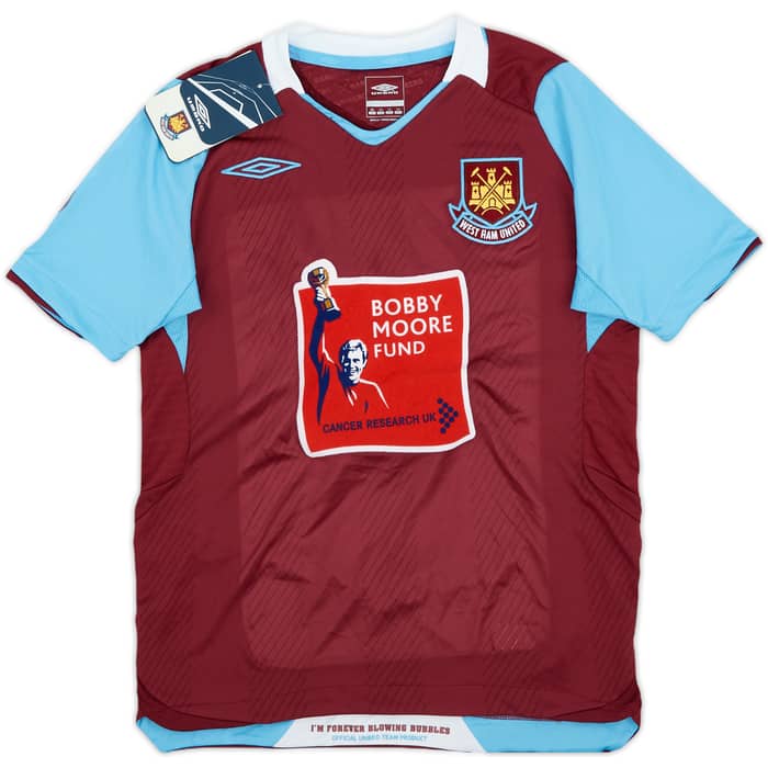 2008-09 West Ham Home Shirt Basti #6 (S.Boys)