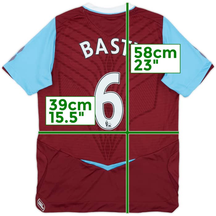 2008-09 West Ham Home Shirt Basti #6 (S.Boys)