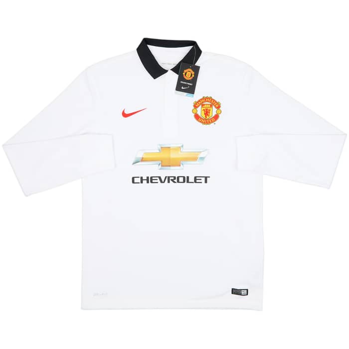 2014-15 Manchester United Away L/S Shirt Rooney #10 (M)