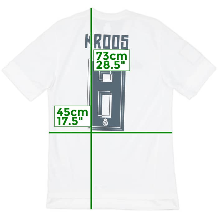 2015-16 Real Madrid Home Shirt Kroos #8 (S)