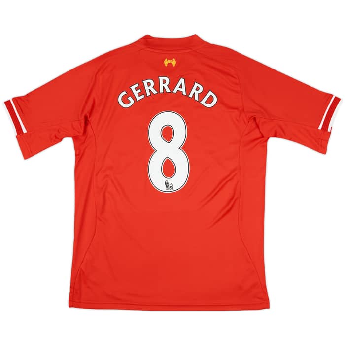 2013-14 Liverpool Home Shirt Gerrard #8 (XL)