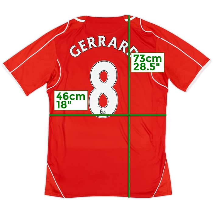 2014-15 Liverpool Home Shirt Gerrard #8 (S)
