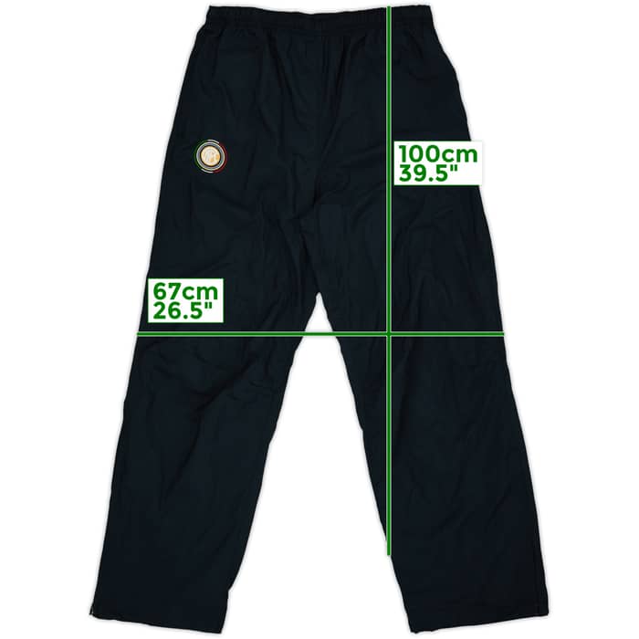 2009-10 Inter Milan Nike Track Pants/Bottoms (XL)