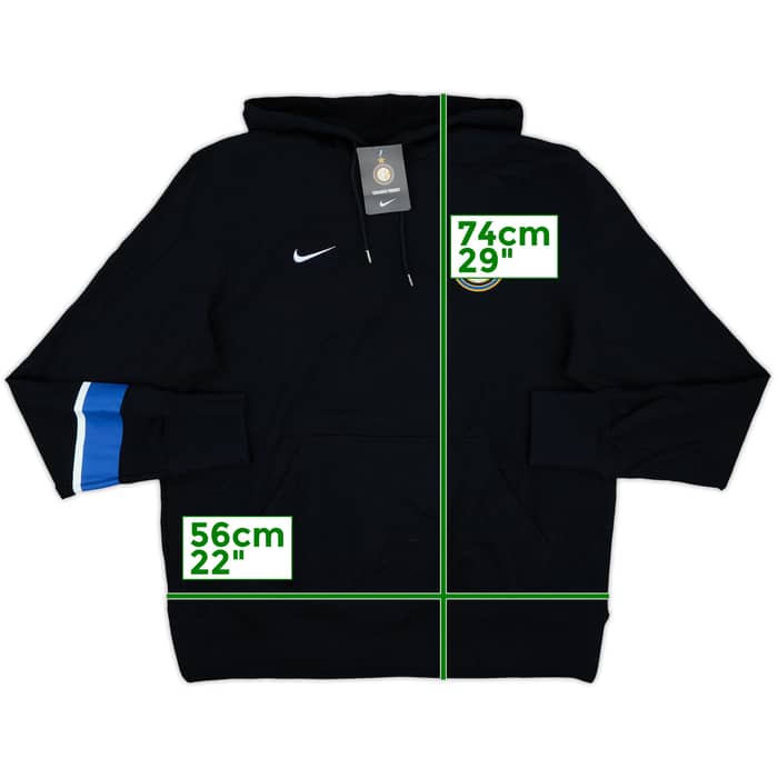 2012-13 Inter Milan Nike Hooded Sweat Top (L)