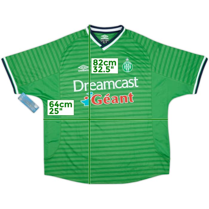 2000-01 Saint Etienne Home Shirt (XXL)