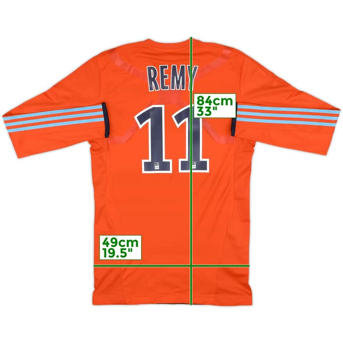 2011-12 Olympique Marseille Player Issue TechFit Third L/S Shirt Remy #11 (L)