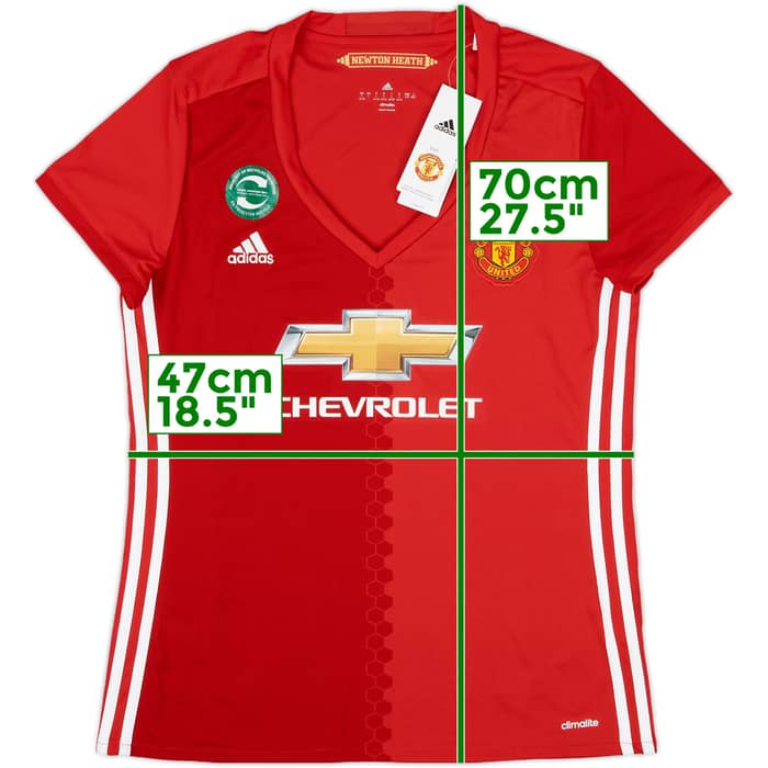 2016-17 Manchester United Home Shirt (Women's L)