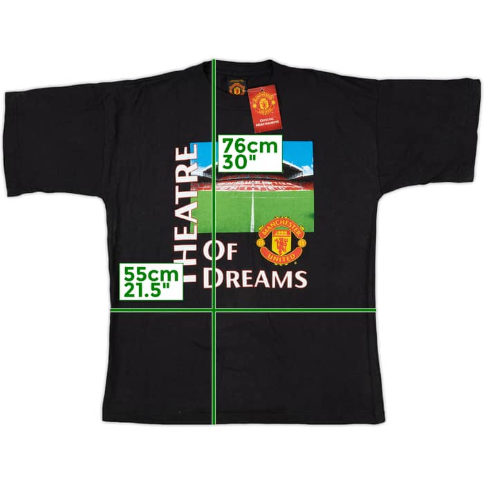 2000s Manchester United 'Theatre of Dreams' Graphic Tee (XL)