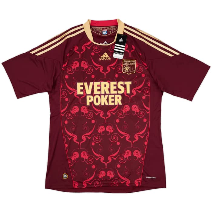 2010-11 Lyon Away Shirt Lisandro #9 (L)