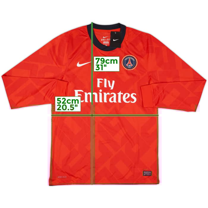 2010-12 Paris Saint-Germain '40 ANS' Player Issue Home/Third Shirt (L)