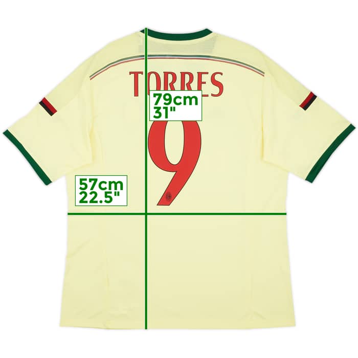 2014-15 AC Milan Third Shirt Torres #9 (XL)