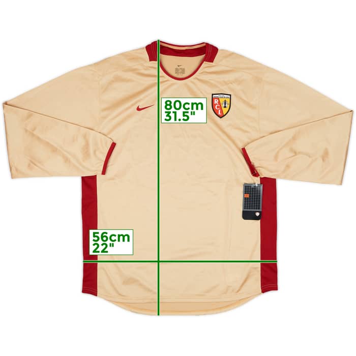 2002-03 Lens Player Issue Home L/S Shirt (L)