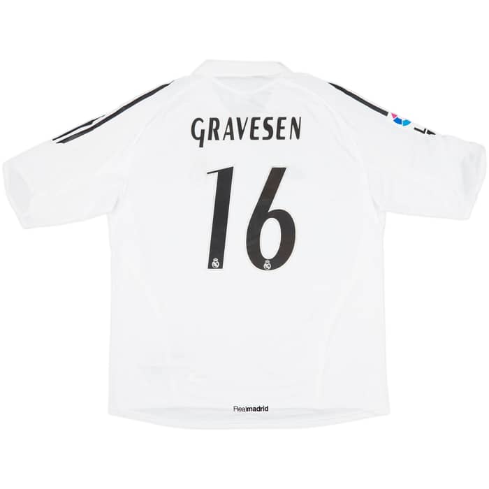 2005-06 Real Madrid Home Shirt Gravesen #16 (XXL)