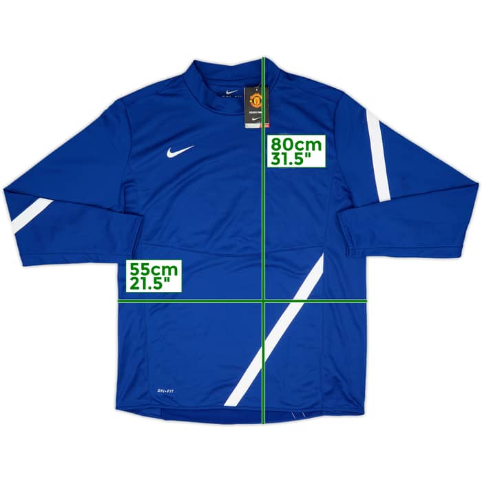 2011-12 Manchester United Nike Drill Top (XL)