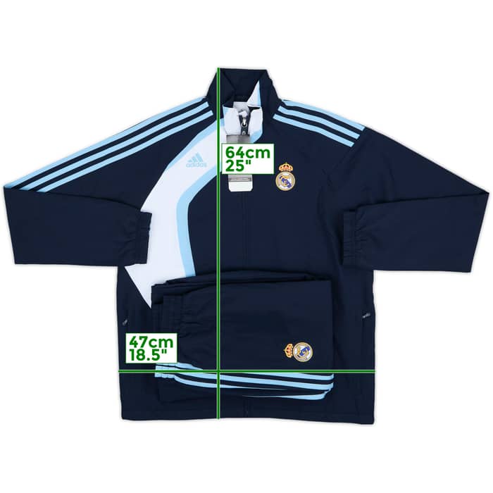 2009-10 Real Madrid adidas Tracksuit (L.Boys)