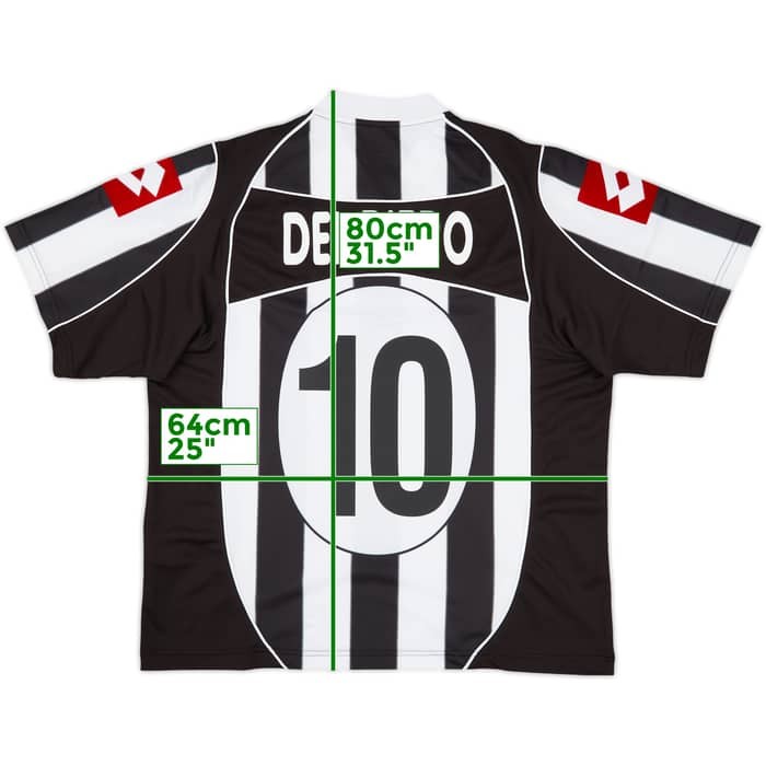2002-03 Juventus Home Shirt Del Piero #10 (XL)