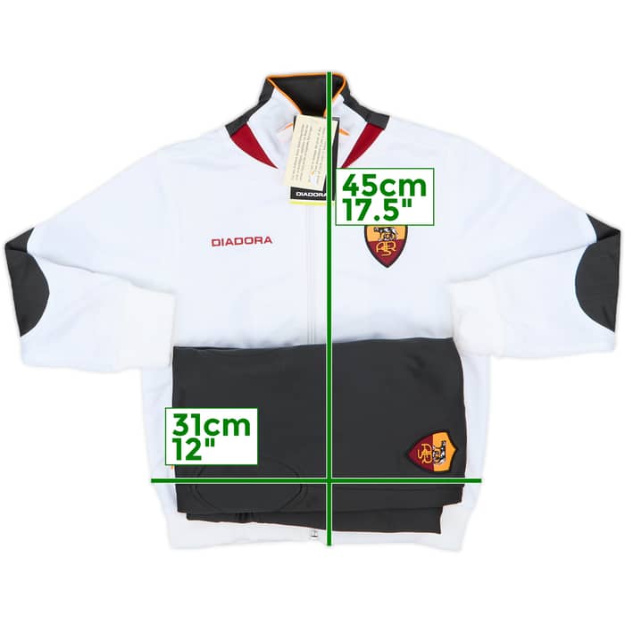2005-06 Roma Diadora Tracksuit (XS.Boys)