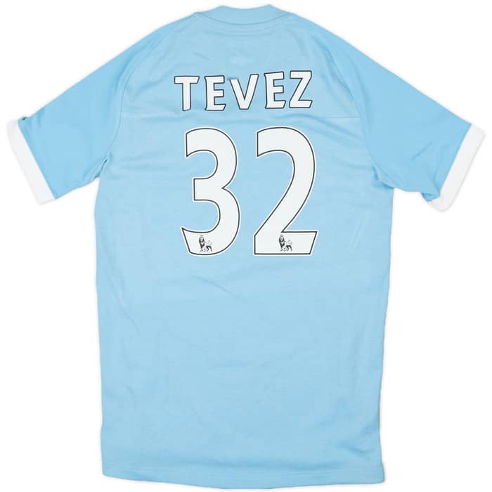 2010-11 Manchester City Home Shirt Tevez #32 (M.Boys)