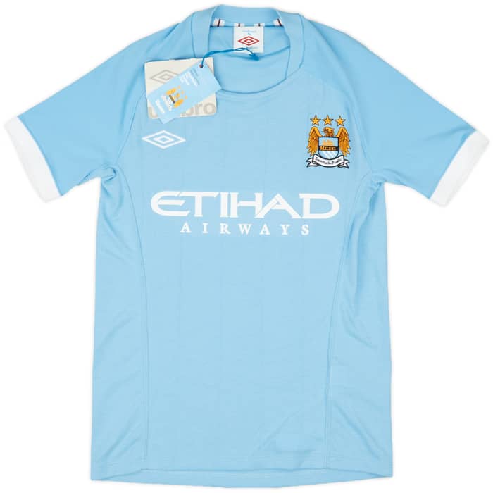 2010-11 Manchester City Home Shirt Tevez #32 (M.Boys)