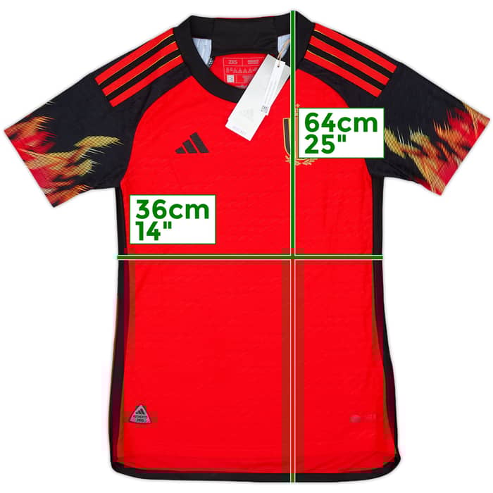 2022-23 Belgium Authentic Home Shirt (Women's XXS)