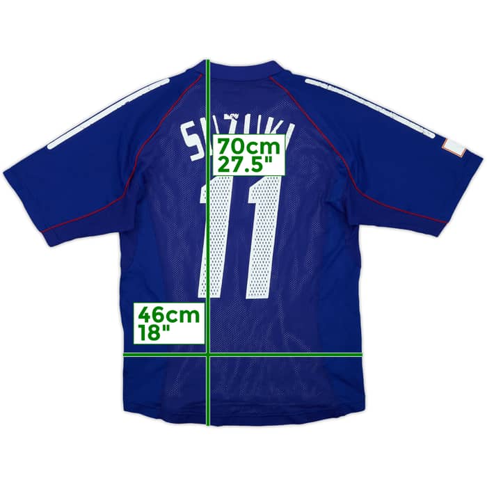 2002-04 Japan Player Issue Home Shirt Suzuki #11 - 6/10 - (M)