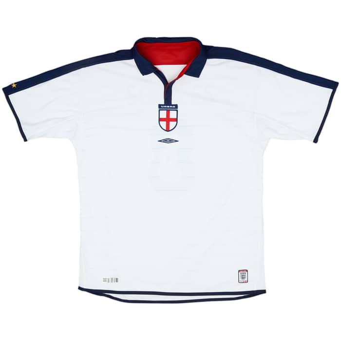 2003-05 England Home Shirt Scholes #8 - 8/10 - (XL)