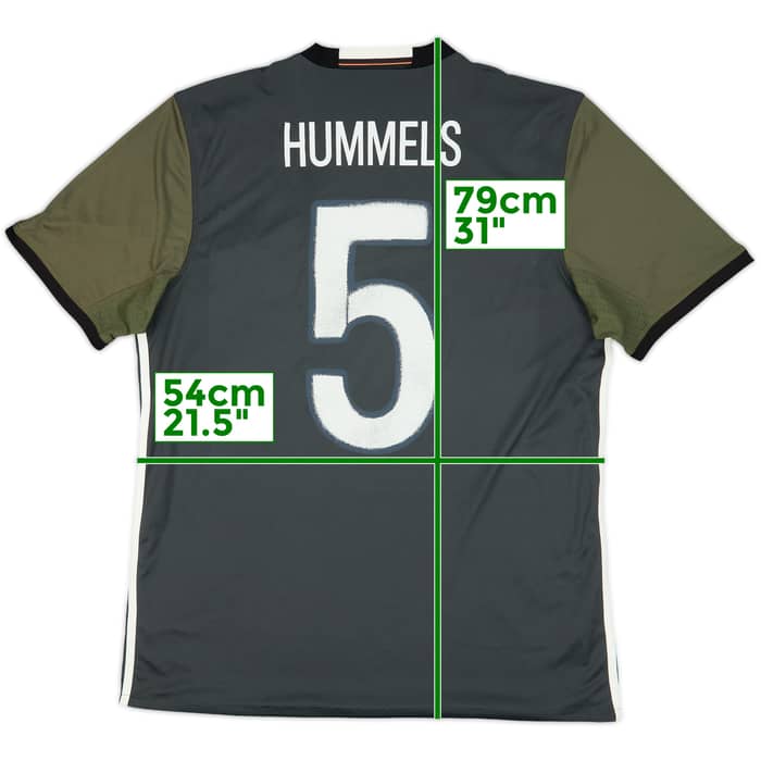 2015-17 Germany Away Shirt Hummels #5 - 10/10 - (L)