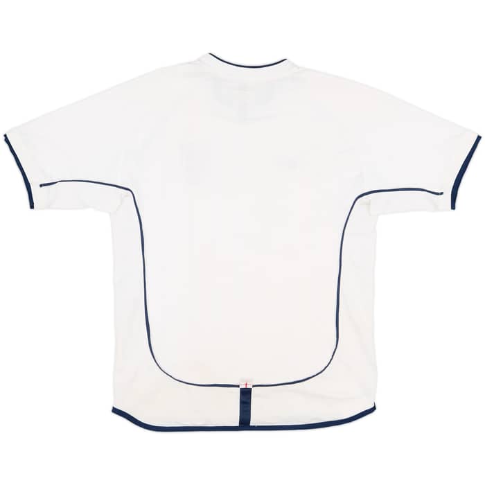 2001-03 England Home Shirt & Shorts - 6/10 - (L.Boys)