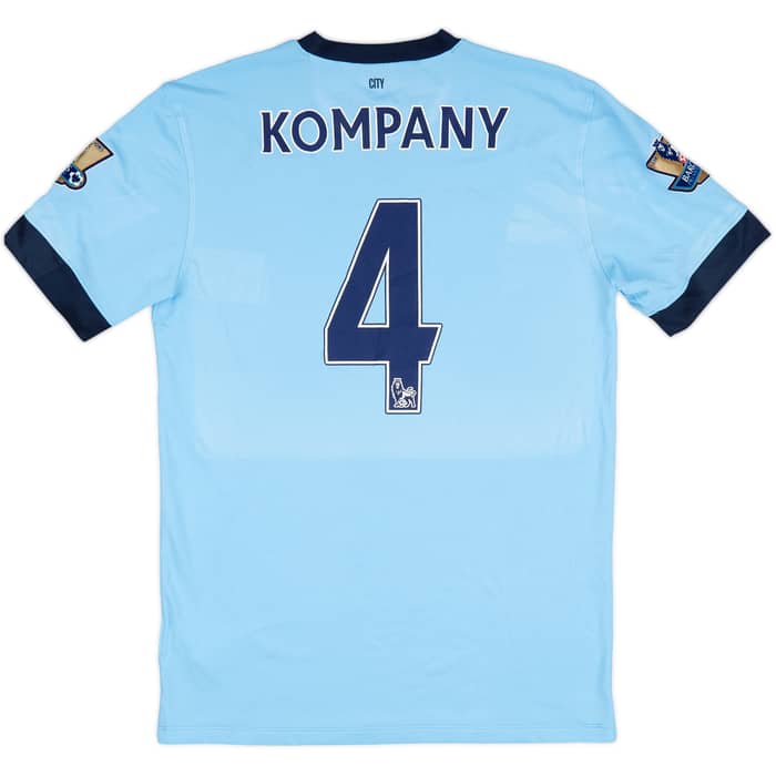 2014-15 Manchester City Home Shirt Kompany #4 - 7/10 - (M)