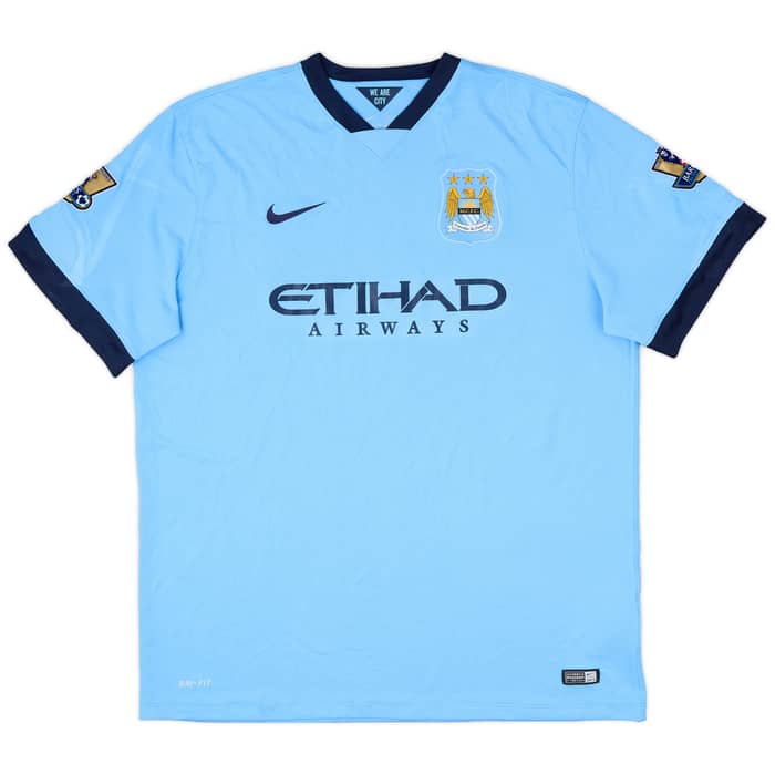 2014-15 Manchester City Home Shirt Zabaleta #5 - 8/10 - (XXL)