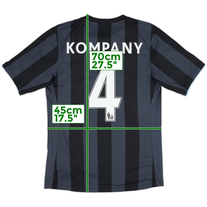 2012-13 Manchester City Third Shirt Kompany #4 - 9/10 - (XS)