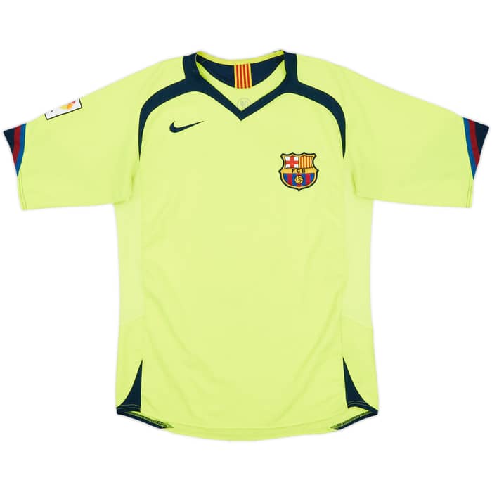 2005-06 Barcelona Away Shirt Ronaldinho #10 - 8/10 - (S)