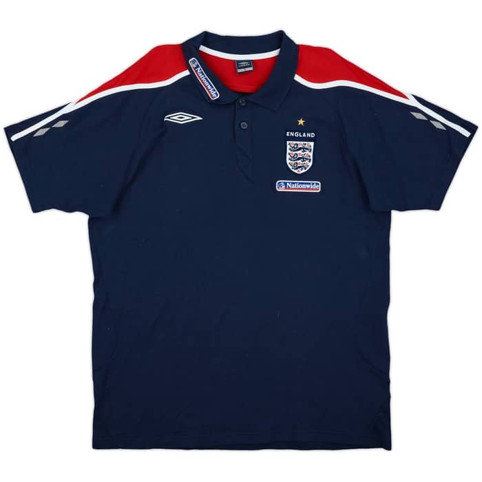 2005-06 England Umbro Polo Shirt - 8/10 - (XL)