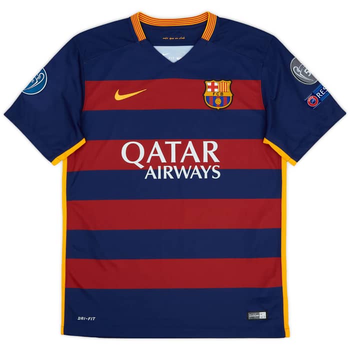 2015-16 Barcelona Home Shirt Messi #10 - 10/10 - (M)