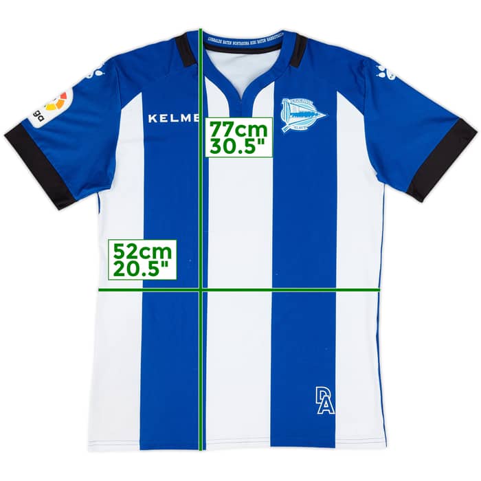 2017-18 Alaves Home Shirt - 6/10 - (L)