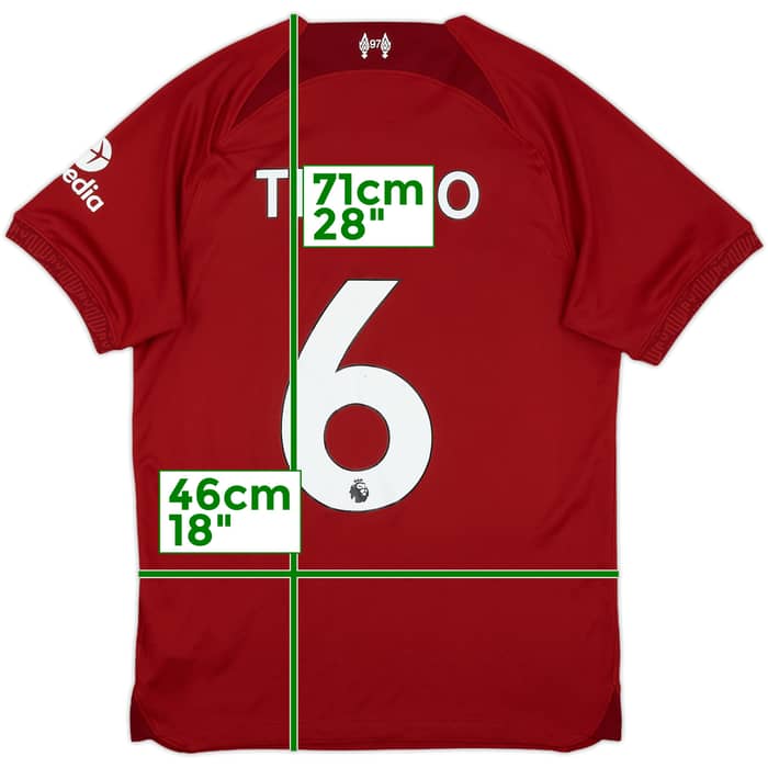 2022-23 Liverpool Home Shirt Thiago #6 - 7/10 - (S)