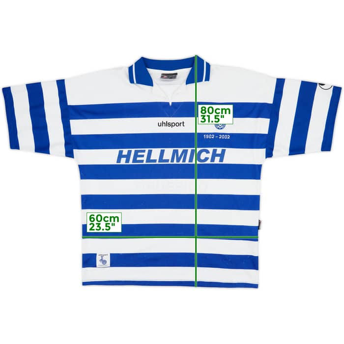 2001-02 Duisburg Centenary Home Shirt - 7/10 - (3XL)