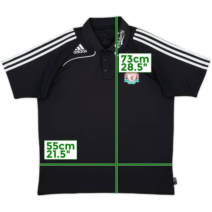 2008-09 Liverpool adidas Polo Shirt - 8/10 - (L)