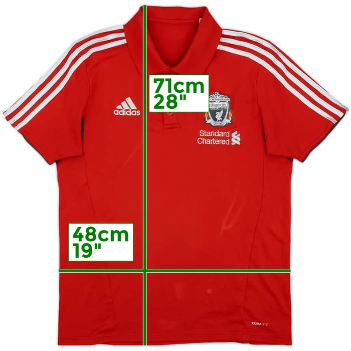 2011-12 Liverpool adidas Polo Shirt - 8/10 - (L)