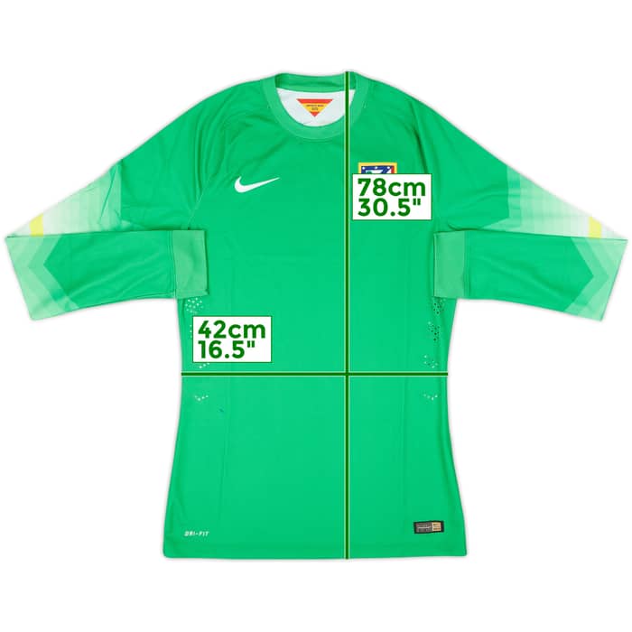 2014-15 Atletico Madrid Player Issue GK Shirt - 5/10 - (M)