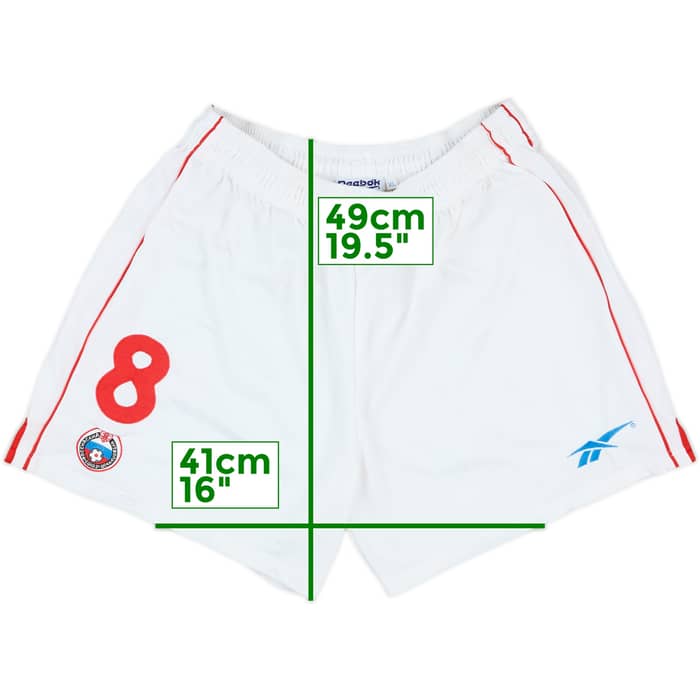 1996-98 Russia Player Issue Home Shorts #8