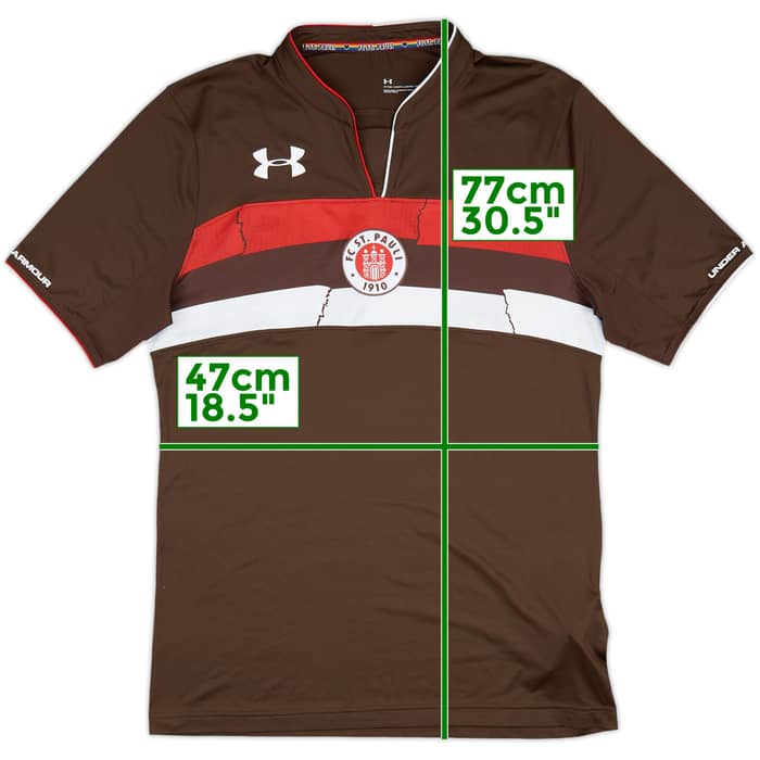 2018-19 St Pauli Home Shirt - 10/10 - (L)