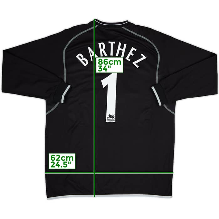 2000-02 Manchester United GK Shirt Barthez #1 - 8/10 - (XL)