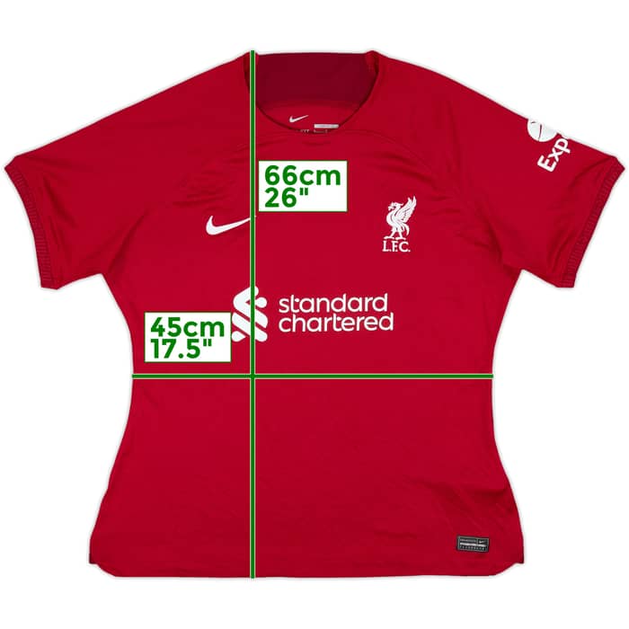 2022-23 Liverpool Home Shirt - 10/10 - (Women's L)