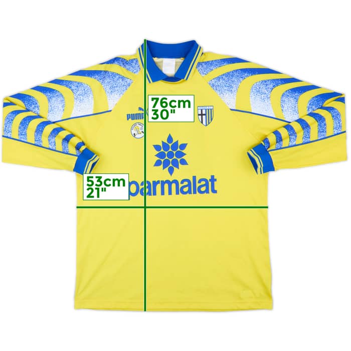 1995-97 Parma 'Scuola Calcio' Basic Third L/S Shirt #15 - 9/10 - (L)