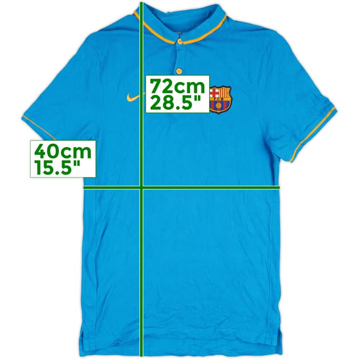 2015-16 Barcelona Nike Polo Shirt - 8/10 - (S)