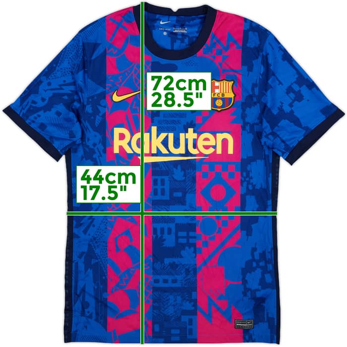 2021-22 Barcelona Third Shirt - 8/10 - (S)
