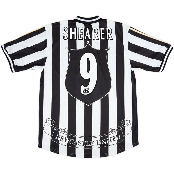 1997-99 Newcastle Home Shirt Shearer #9 - 8/10 - (L)